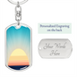 PT-1011 Aleks Test Cypress Keychain